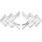 Ekena Millwork Zoe Architectural Grade PVC Ceiling Medallion, 10"W x 6 5/8"H x 3"ID x 3"C x 1"P, Two-Piece CMP10X6ZE2-03000 - alternate 4